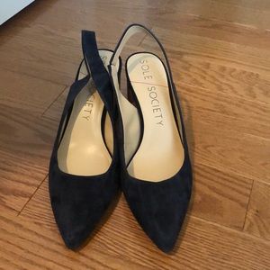 Sole Society sling back heels